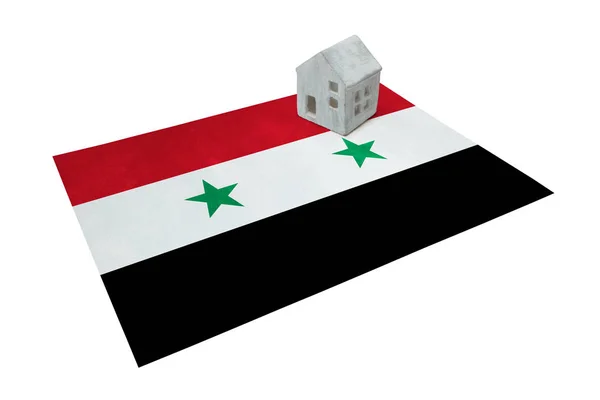 Petite maison sur un drapeau - Syrie — Photo