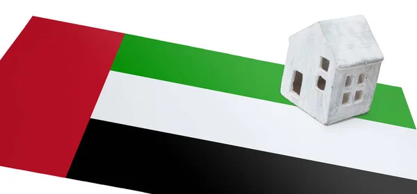 Домик на флаге - Объединенные Арабские Эмираты — стоковое фото