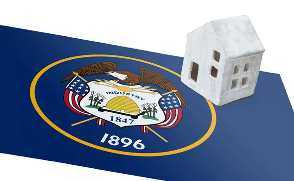 Huisje op een vlag - Utah — Stockfoto
