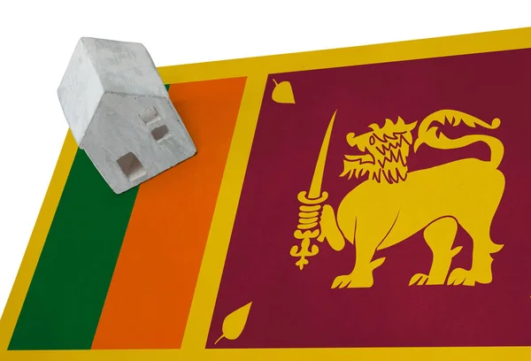 Petite maison sur un drapeau - Sri Lanka — Photo