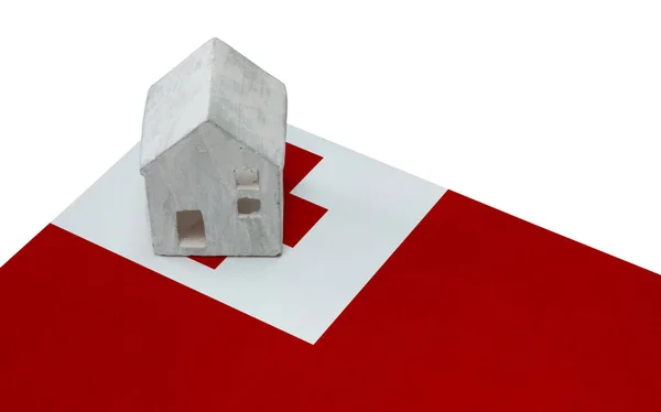 Petite maison sur un drapeau - Tonga — Photo