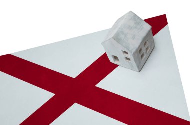 Bir bayrak - Alabama üzerinde küçük ev