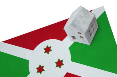 Bir bayrak - Burundi üzerinde küçük ev