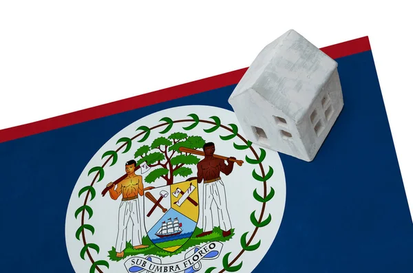 Huisje op een vlag - Belize — Stockfoto