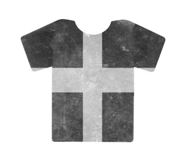 Basit t-shirt, flithy ve vintage bir görünüm