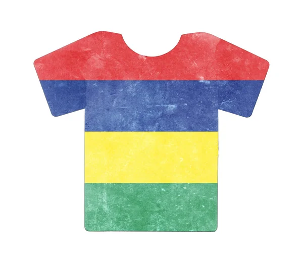 Einfaches T-Shirt, flippiger Vintage-Look — Stockfoto