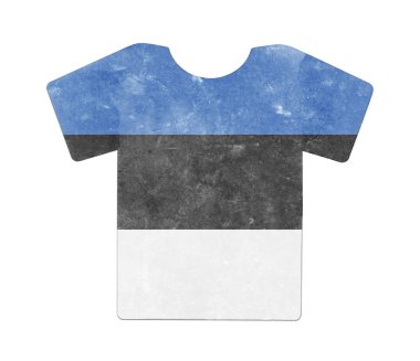 Basit t-shirt, flithy ve vintage bir görünüm