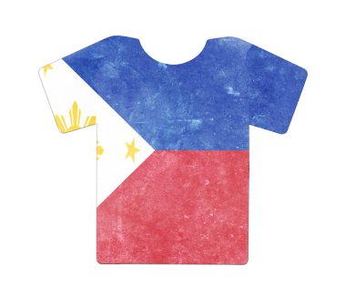 Basit t-shirt, flithy ve vintage bir görünüm