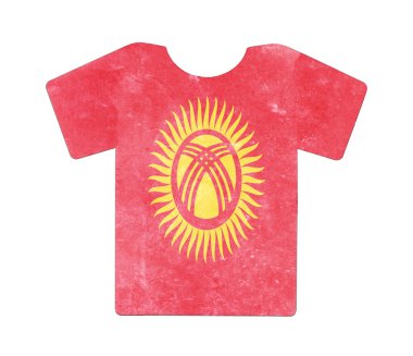 Basit t-shirt, flithy ve vintage bir görünüm