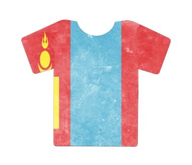 Basit t-shirt, flithy ve vintage bir görünüm