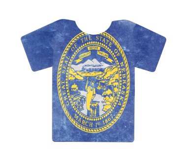 Basit t-shirt, flithy ve vintage bir görünüm