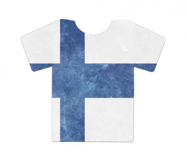 Basit t-shirt, flithy ve vintage bir görünüm