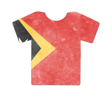 Basit t-shirt, flithy ve vintage bir görünüm