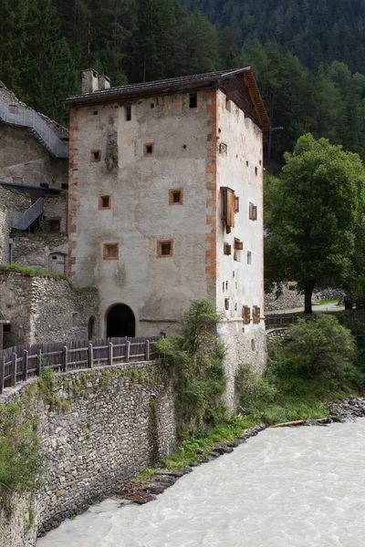 Medieval castle Altfinstermunz, in the valley of the Inn River,