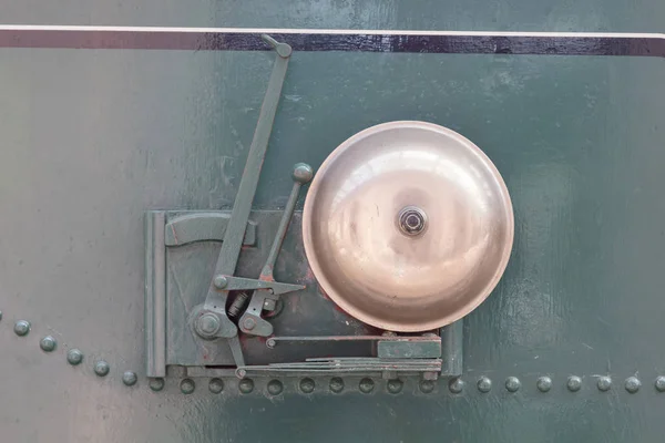 Old bell on a train — Stock Photo, Image