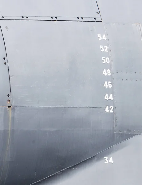 Hull of an old dutch submarine — Stock Photo, Image