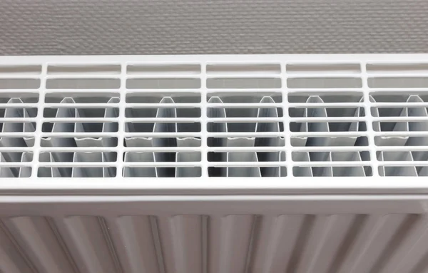 Heating radiator in a dutch home — Stock Photo, Image