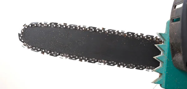 Bir testere bıçağı closeup — Stok fotoğraf