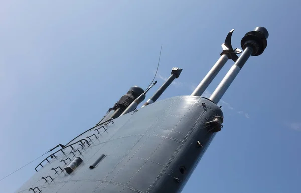 Tower of an old dutch submarine — Stock Photo, Image