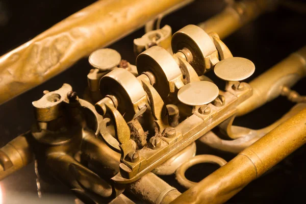 Part of a very old trumpet — Stock Photo, Image