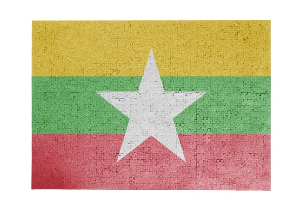 Großes Puzzle aus 1000 Teilen - Myanmar — Stockfoto