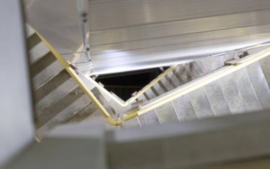 1950'lerde içinde eski bir su kulesi 