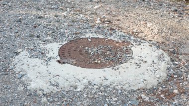 Daire çelik kanalizasyon kapağı