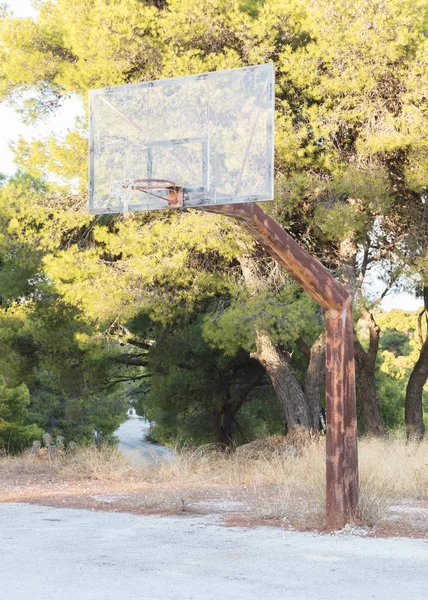 Terrain de basket Grèce — Photo