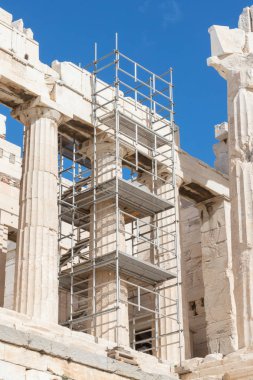 Reconstruction of ancient Parthenon  clipart
