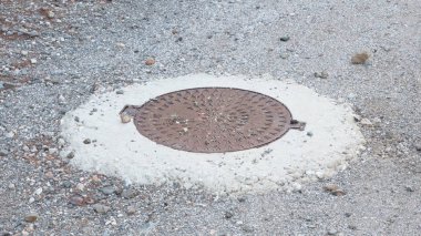 Daire çelik kanalizasyon kapağı