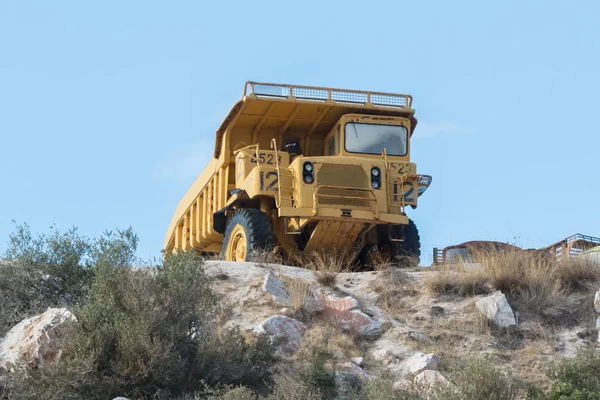 Old industrial truck for stone — Stock Photo, Image