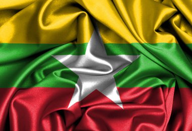 Bayrak - Myanmar sallayarak