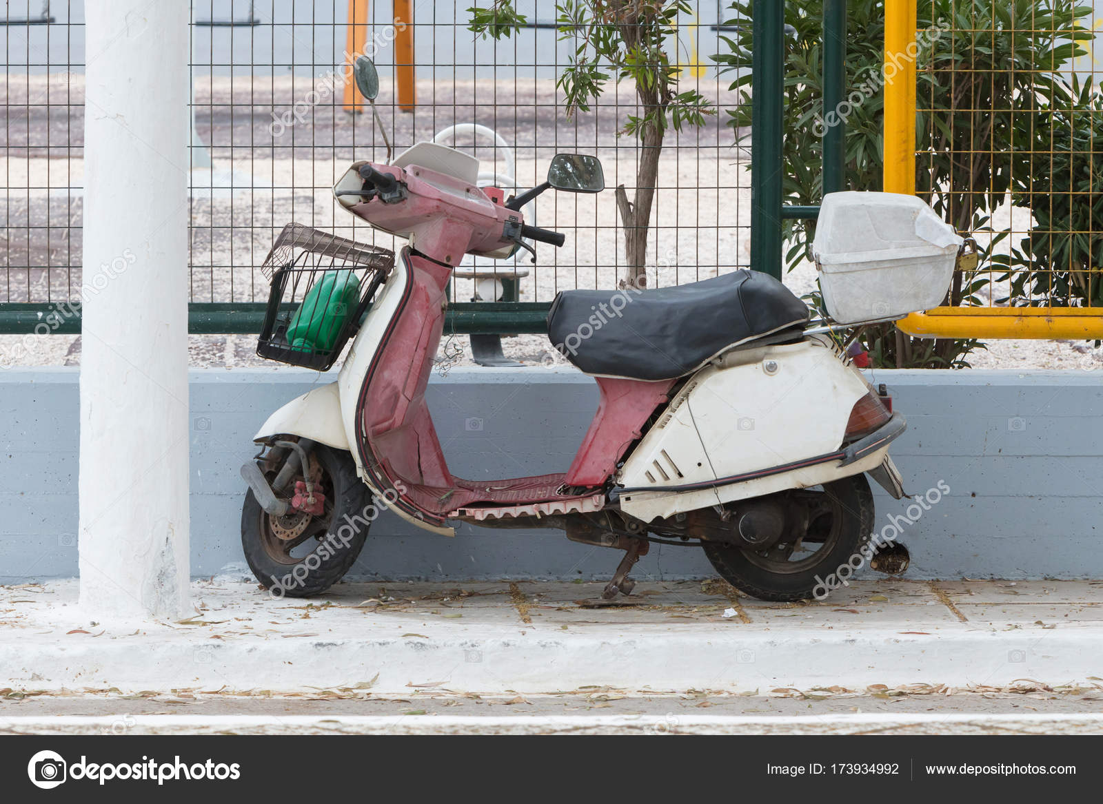 Old Scooter In Greece Stock Photo C Michaklootwijk 173934992