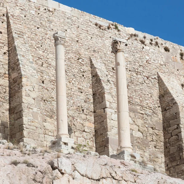 Stary szczegóły Akropol ateński — Zdjęcie stockowe