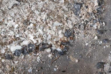 Kül içinde bir şömine