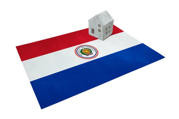 Huisje op een vlag - Paraguay — Stockfoto