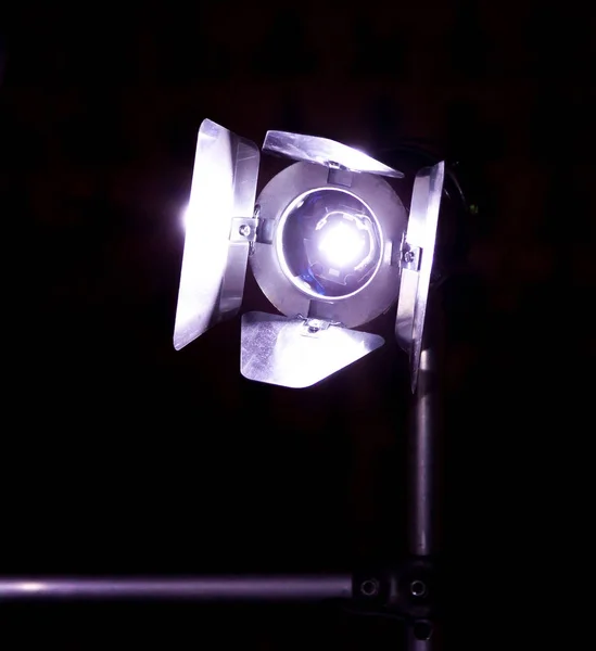 Luz usada em um conjunto de filmes — Fotografia de Stock