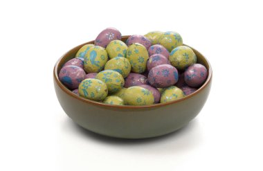 renkli çikolata Paskalya yumurtaları