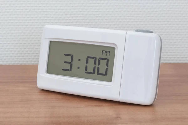 Clock radio - Time - 03.00 PM — Stock Photo, Image