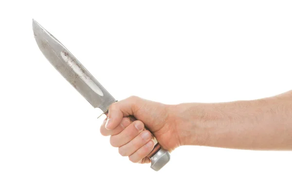 Kriminalitet - vass bowie kniv — Stockfoto