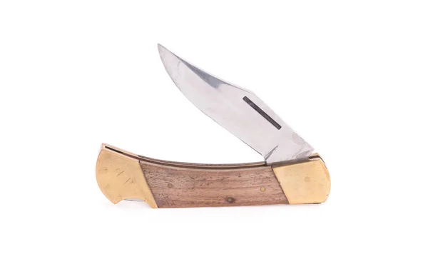 Folded old pocket knife — Stock Photo, Image