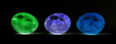 Boyalı yumurta, Paskalya - x-ışını 