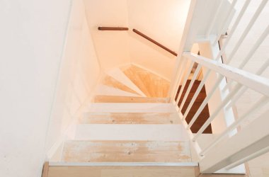 Vintage bir merdiven boyama