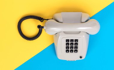 Vintage gri telefon