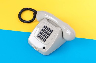 Vintage gri telefon