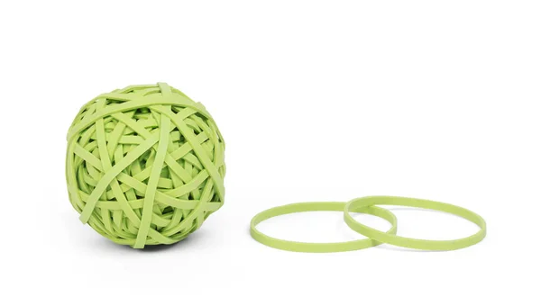 Rubber band ball — Stock Photo, Image