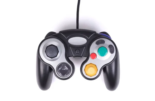 Video game controller op witte achtergrond — Stockfoto