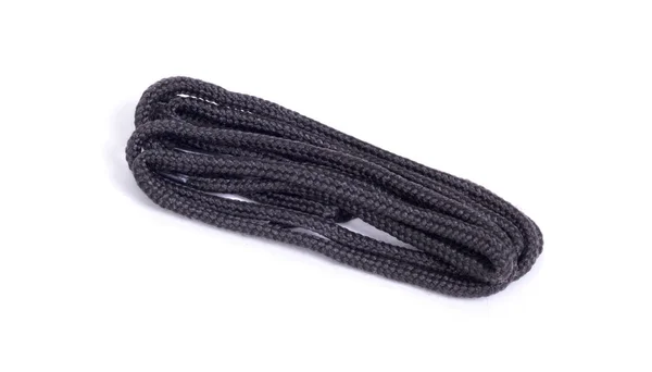 Par de cordones de zapatos negros — Foto de Stock