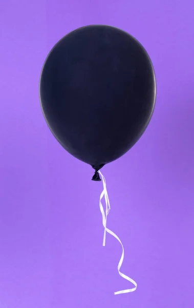 Black balloon isolated — Stock Photo, Image