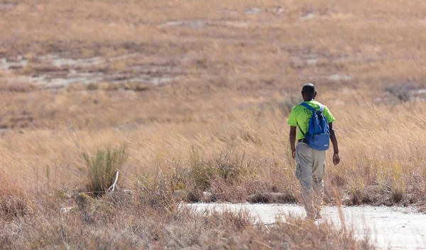 Madagaskar 31 Temmuz 2019 - Doğada yürüyen rehber, kovma